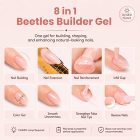 beetles Gel Polish Builder Gel 15ml bottle with cap