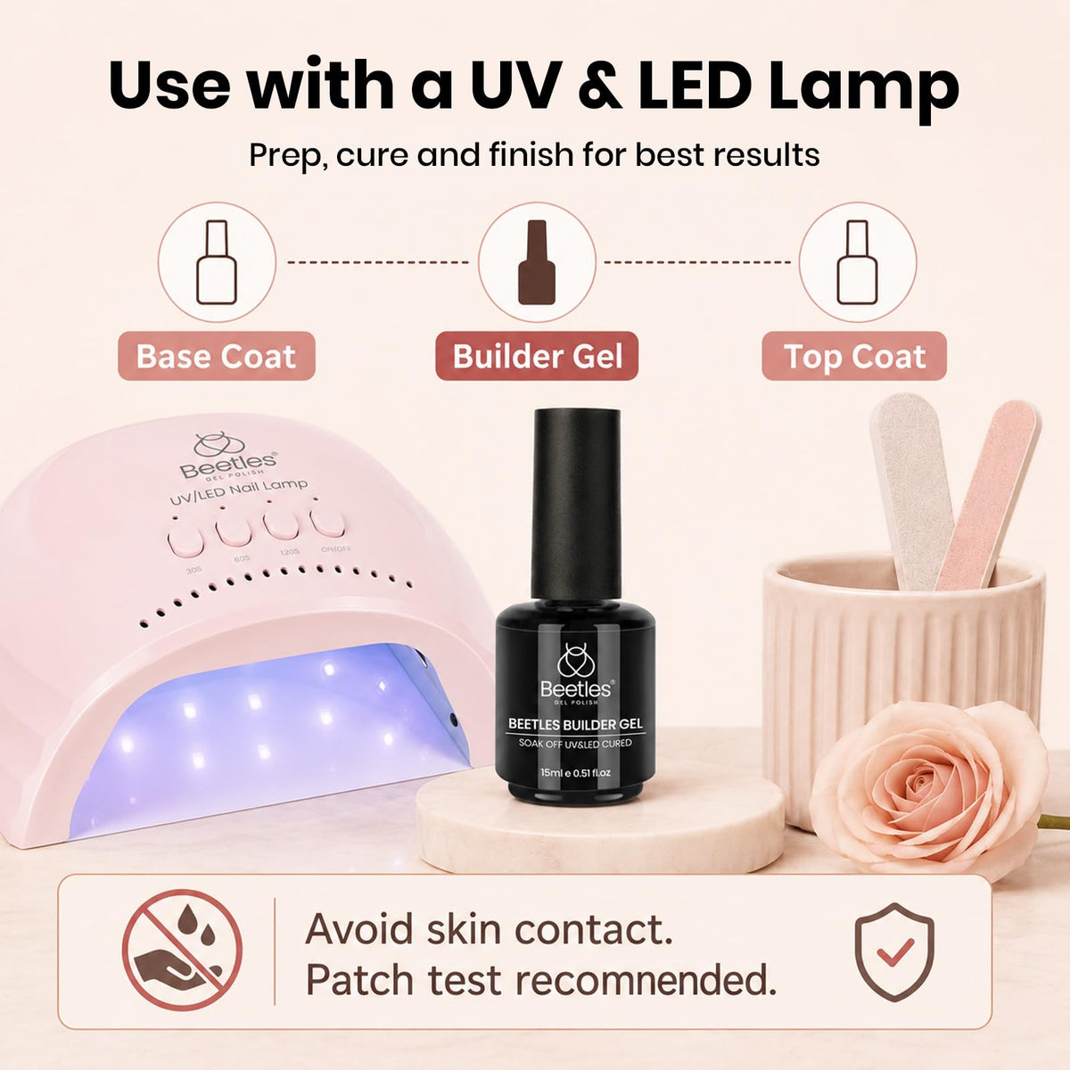 beetles Gel Polish Builder Gel packaging details