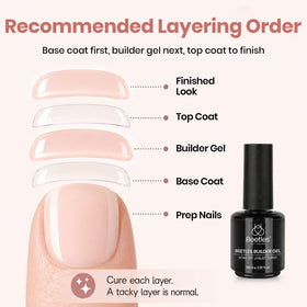 beetles Gel Polish Builder Gel with nail tools