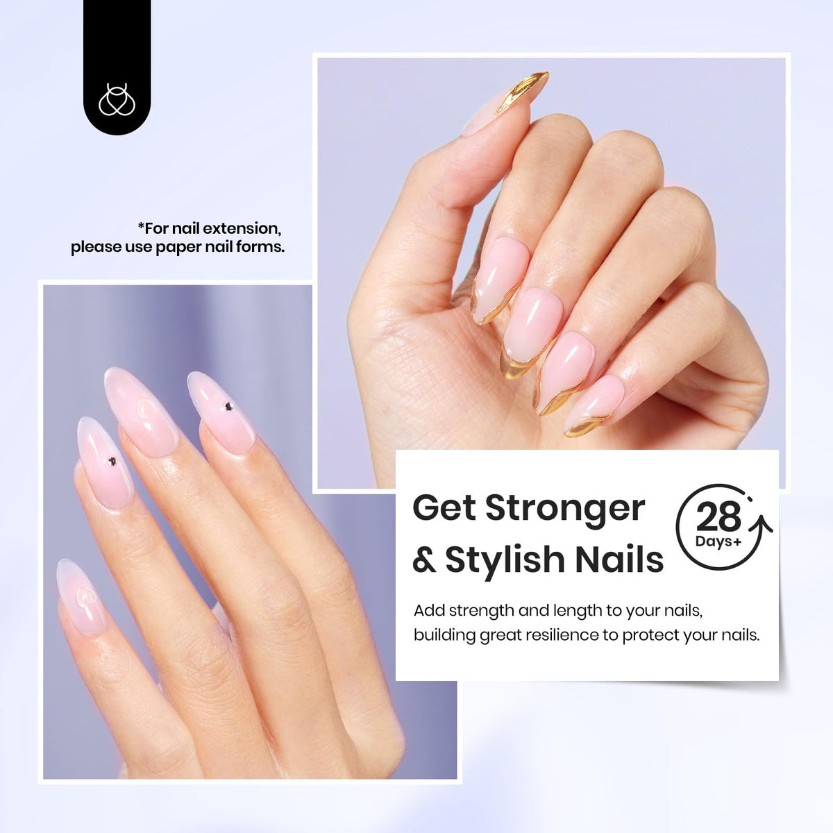 beetles Gel Polish Builder Nail Gel application process