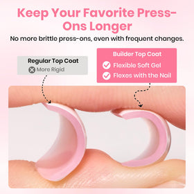 beetles Gel Polish Builder Top Coat Gel 15ml with nail art tools