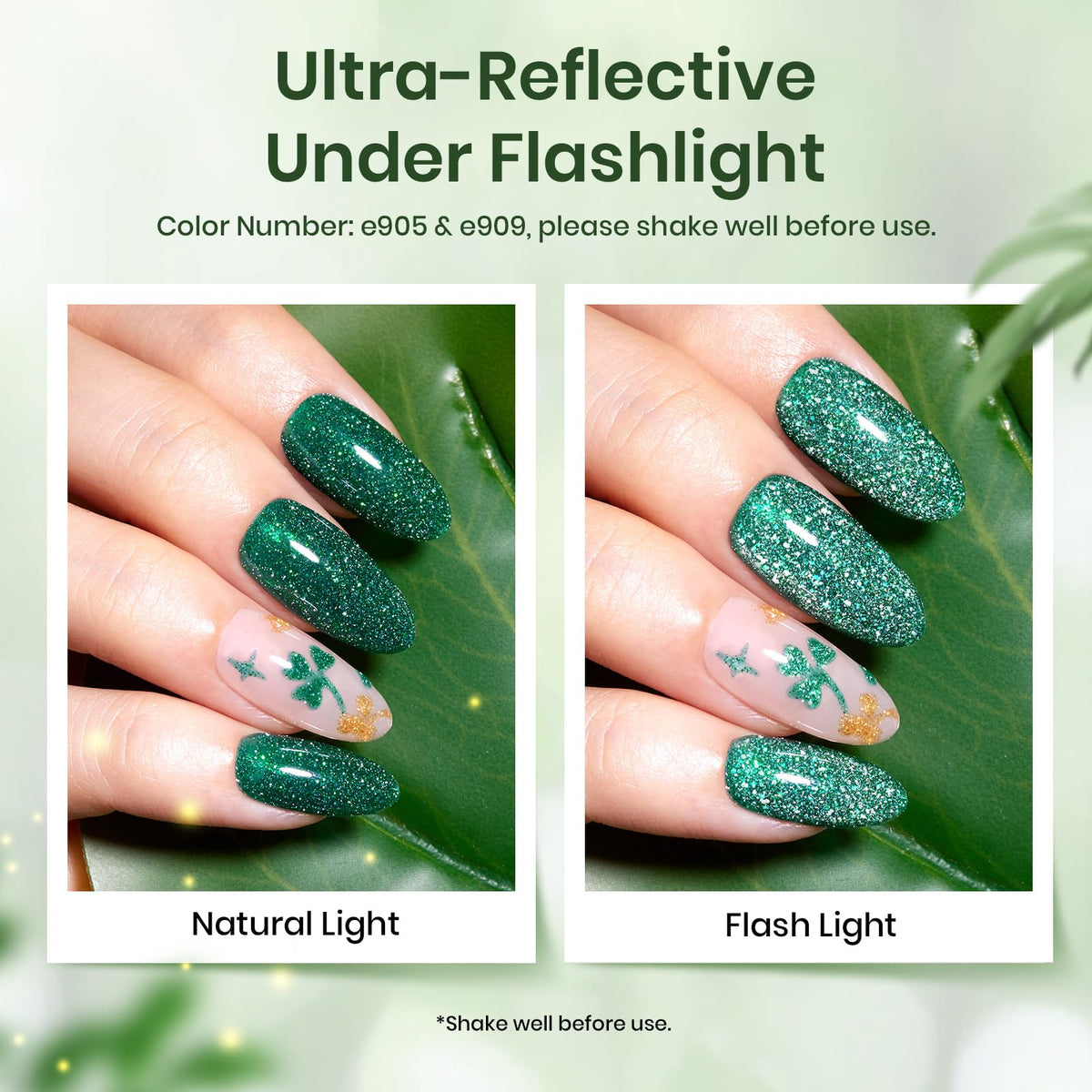 beetles Gel Polish cat eye effect demonstration