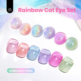 beetles Gel Polish Cat Eye Gel Nail Polish in vibrant pink