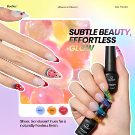 beetles Gel Polish Cat Eye Gel Nail Polish Set packaging
