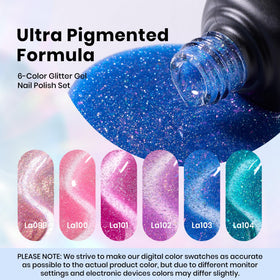 beetles Gel Polish Chameleon Set in use on nails