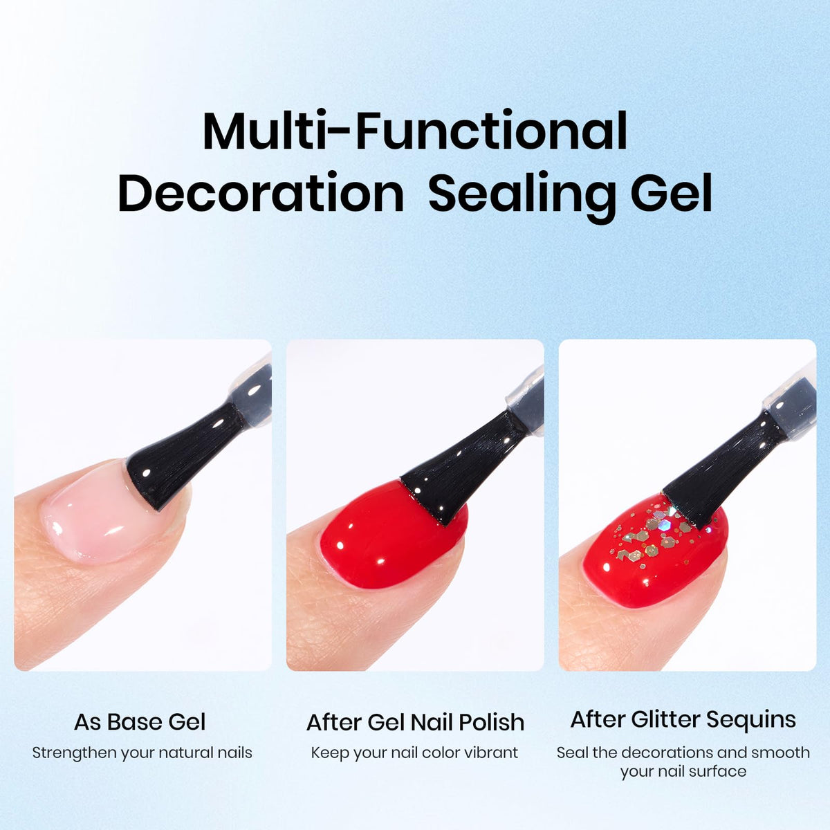 beetles Gel Polish Chrome Top Coat Gel 7.5ml packaging