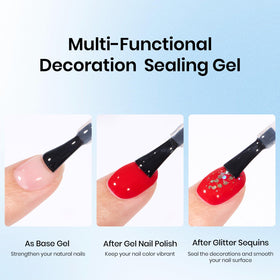 beetles Gel Polish Chrome Top Coat Gel 7.5ml packaging