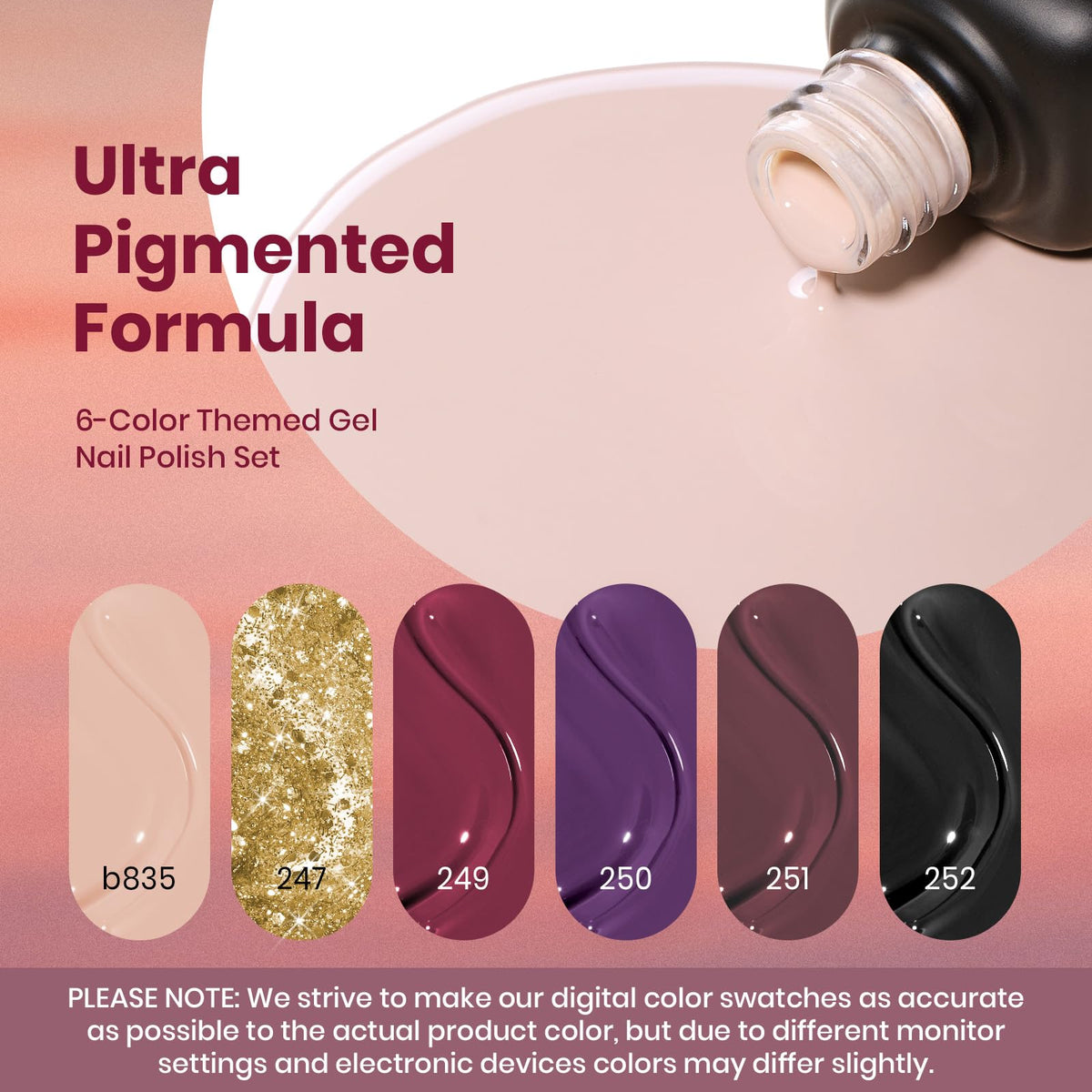 beetles Gel Polish classic nude shade bottle