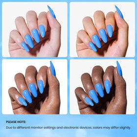 beetles Gel Polish Coastal Holiday Bliss blue gel nail polish packaging