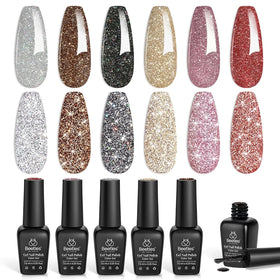 beetles Gel Polish colours displayed on a nail palette