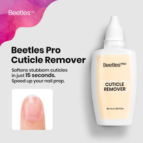 beetles Gel Polish Cuticle Remover bottle with label