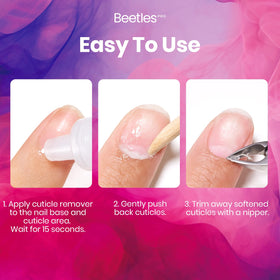 beetles Gel Polish Cuticle Remover close-up of liquid