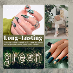 beetles Gel Polish Dark Green shade bottle close-up
