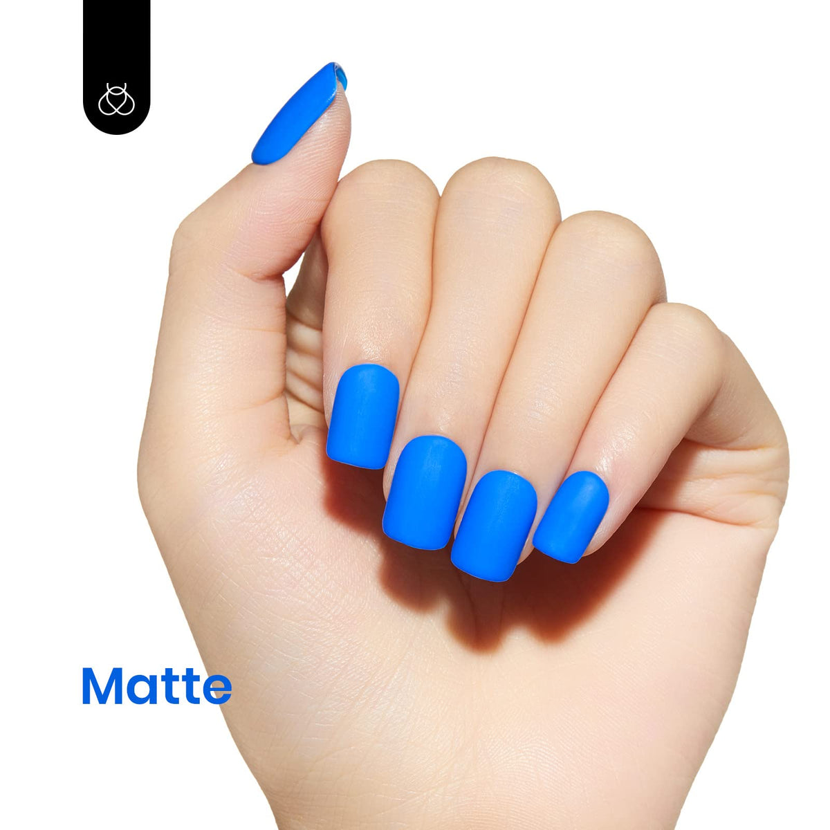 beetles Gel Polish Electric Punk 15ML blue gel nail polish packaging