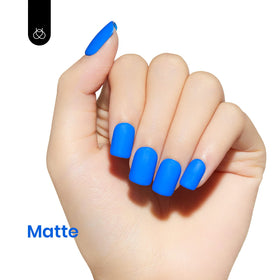 beetles Gel Polish Electric Punk 15ML blue gel nail polish packaging