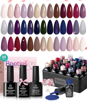 beetles Gel Polish Fall Gel Nail Polish Set 20 shades front view