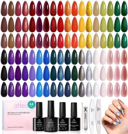 beetles Gel Polish Fall Gel Nail Set 36 Colours front view