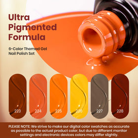 beetles Gel Polish Fall Gel Polish Set burnt sienna shade bottle