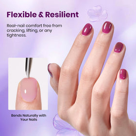 beetles Gel Polish Gentle Garden application on nails