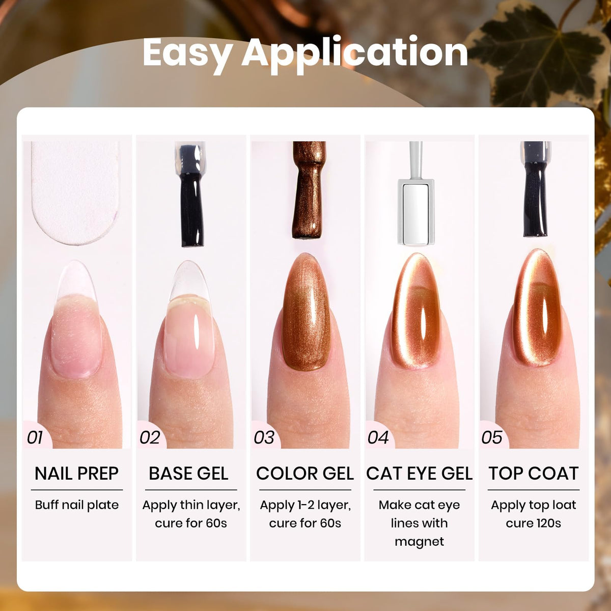 beetles Gel Polish Gilded Lull Cat Eye Gel packaging