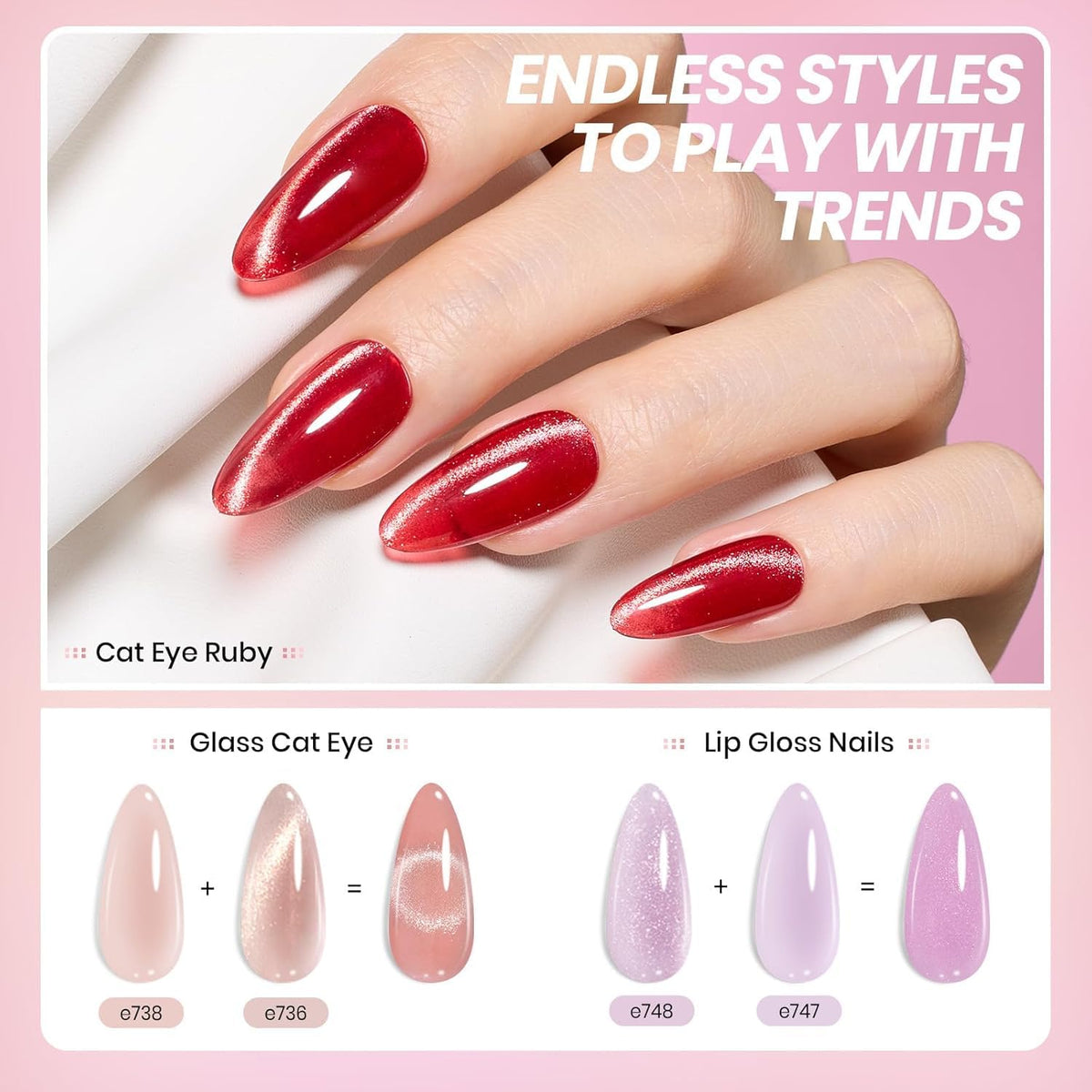 beetles Gel Polish glossy finish on nails