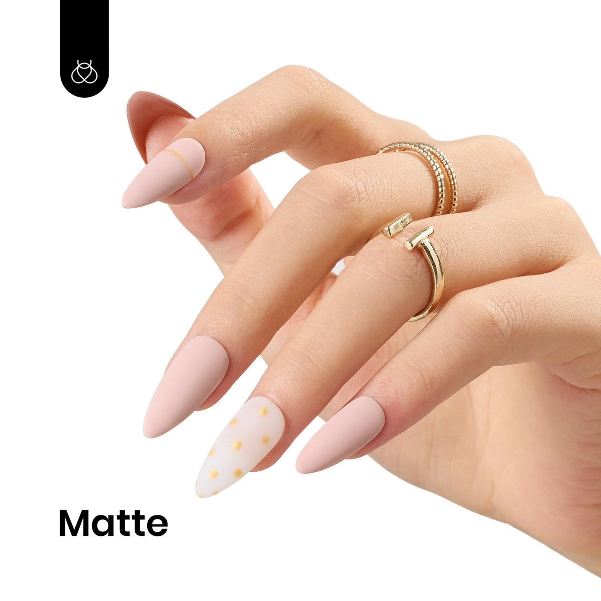 beetles Gel Polish Hazelnut Milk 15ML application process