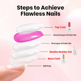 beetles Gel Polish HEMA-Free Builder Gel on display