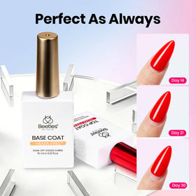 beetles Gel Polish Hema-Free Gel Top and Base Coat bottles