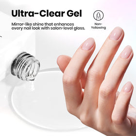 beetles Gel Polish Hema-Free Gel Top and Base Coat on nails