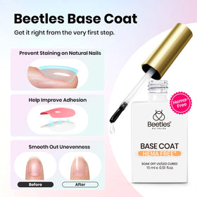 beetles Gel Polish Hema-Free Gel Top Coat application