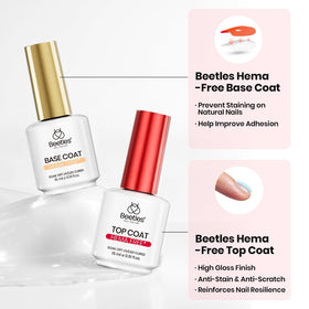 beetles Gel Polish Hema-Free Top Coat 15ml bottle