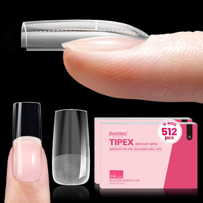 beetles Gel Polish Instant Apex Nail Tips 512pcs front view