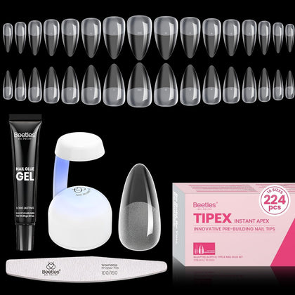 beetles Gel Polish Instant Apex Nail Tips Kit 224pcs front view