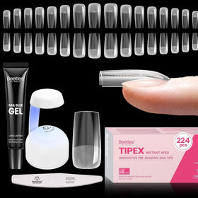 beetles Gel Polish Instant Apex Nail Tips Kit with 224 pieces