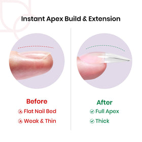 beetles Gel Polish Instant Apex Nail Tips showing various sizes