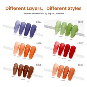 beetles Gel Polish Jelly Gel Nail Polish Set with vibrant colours