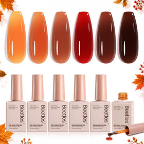 beetles Gel Polish Jelly Tortoise Fall Gel Nail Polish Set front view
