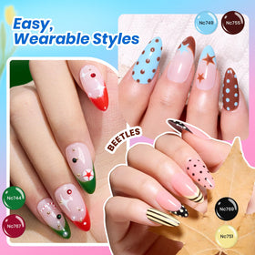 beetles Gel Polish kit packaging with contents