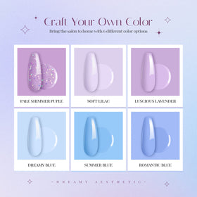 beetles Gel Polish lavender purple shade from the Dreamy Aesthetic Set
