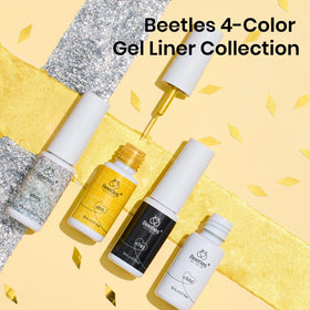 beetles Gel Polish Liner Set applied on nails