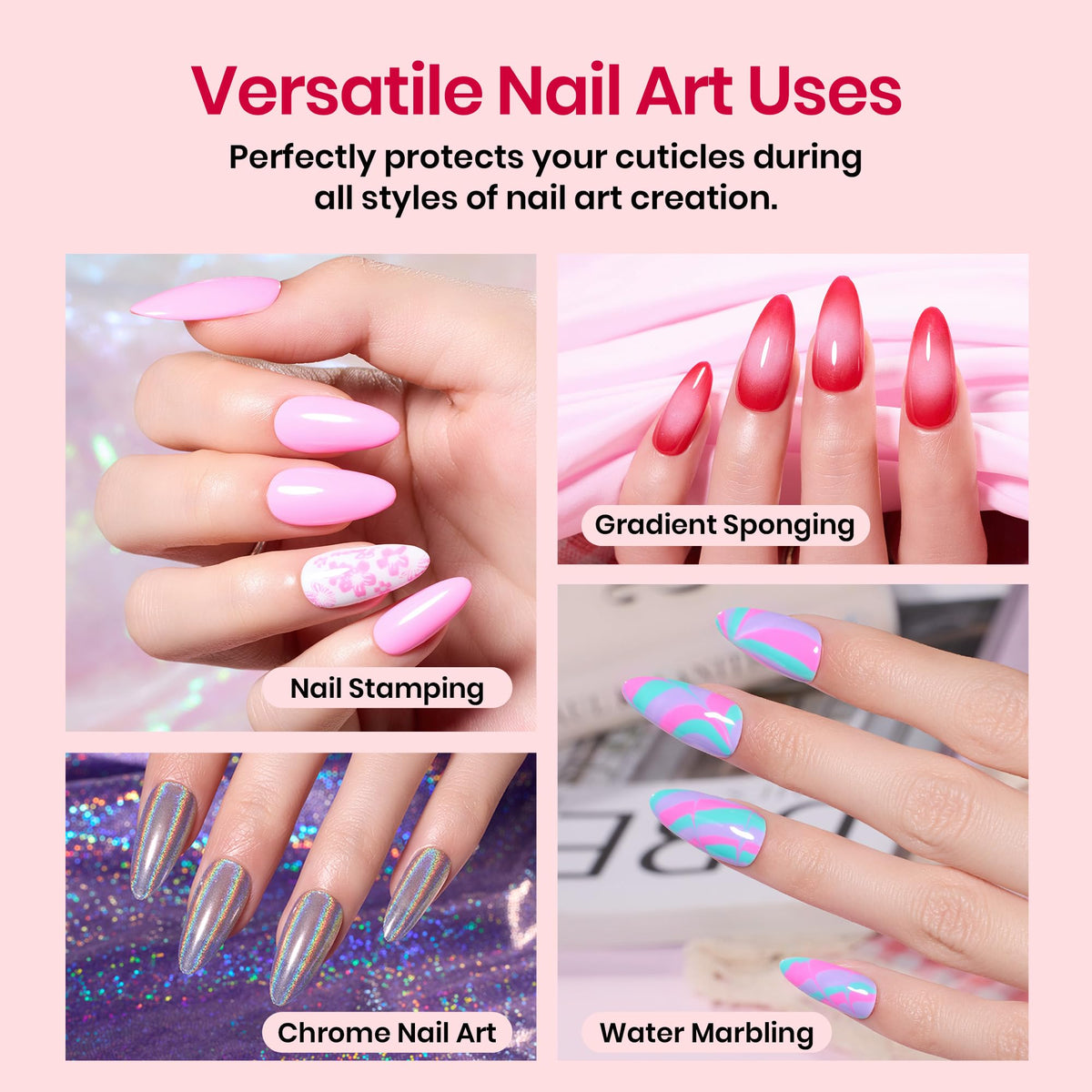 beetles Gel Polish Liquid Latex Cuticle Guard close-up