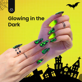 beetles Gel Polish Luminous Yellow glow in the dark effect