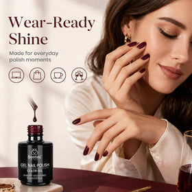 beetles Gel Polish Merlot Wine packaging