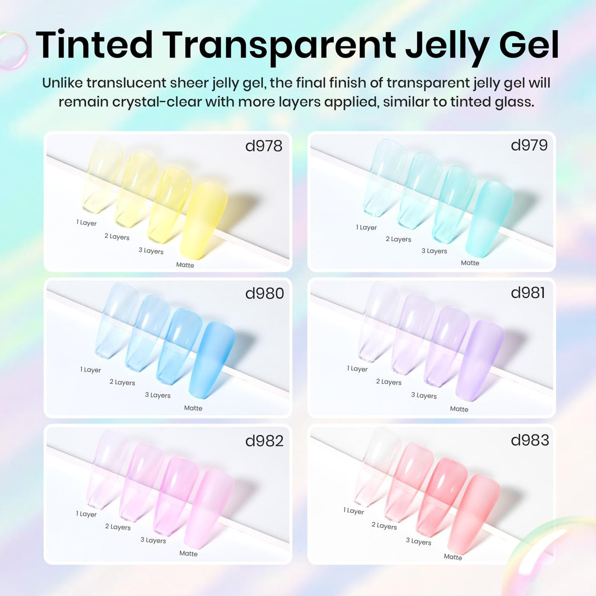 beetles Gel Polish Mermaid Bubble Beads included with pastel gel polish set