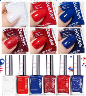 beetles Gel Polish Midnight Fireworks nail polish swatches