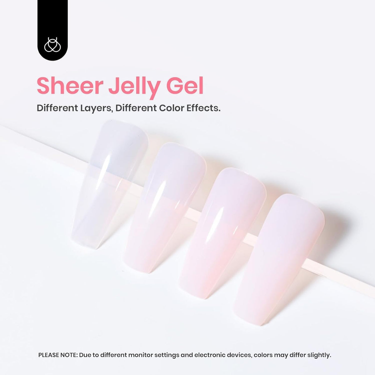 beetles Gel Polish Milky Pink Gel Nail Polish 15ml application on nails