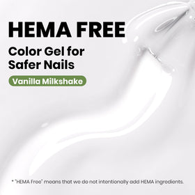 beetles Gel Polish Milky White Gel Nail Polish bottle with label