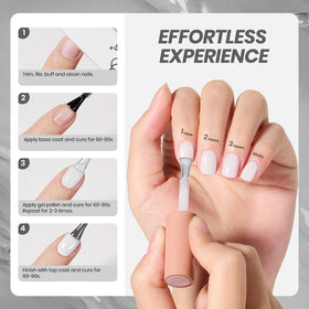 beetles Gel Polish Milky White Jelly Gel Nail Polish close-up of texture