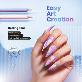 beetles Gel Polish Nail Art Brushes close-up of brush tips