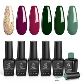 beetles Gel Polish nail art design example